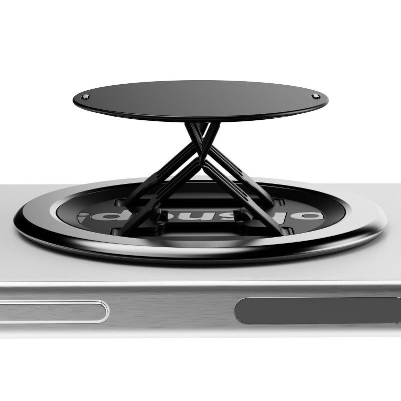 slide 5 of 12, ohsnap! Snap Grip Luxe Magnetic Phone Grip - Ultra Thin, Fits Any Phone - Obsidian Black, 1 ct