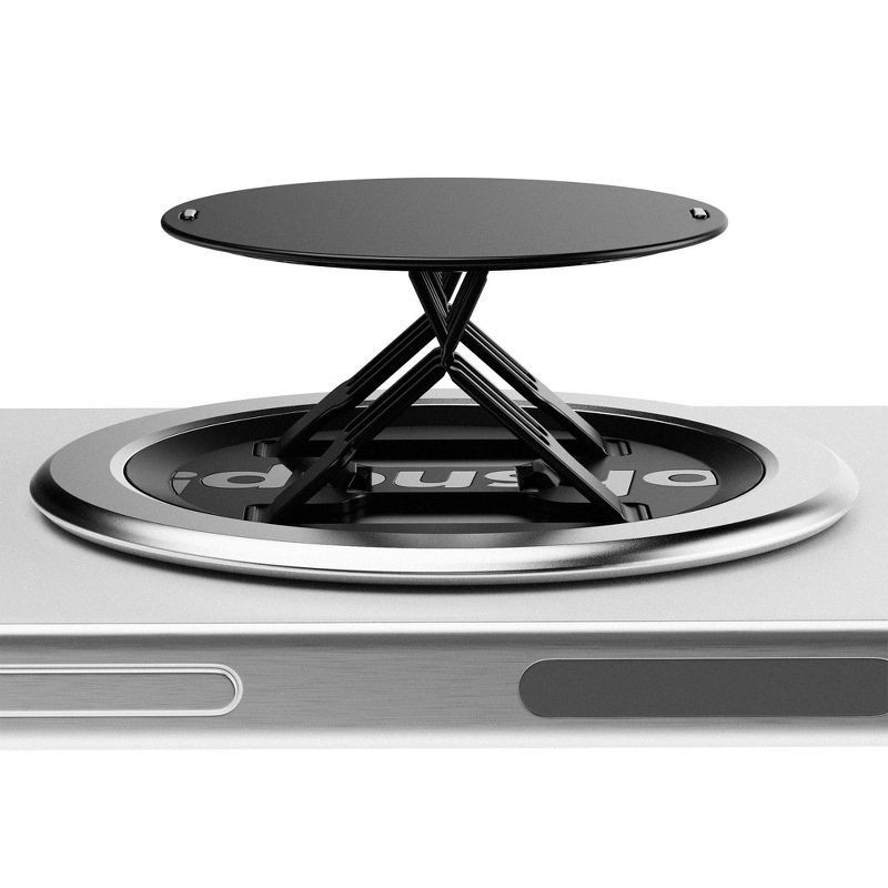 slide 5 of 12, ohsnap! Snap Grip Luxe Magnetic Phone Grip - Ultra Thin, Fits Any Phone - Pure Silver, 1 ct