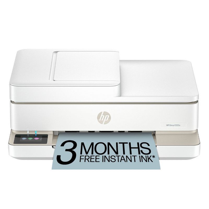 slide 1 of 20, HP Inc. HP Envy 6555e Wireless All-in-One Color Printer Scanner Copier with Instant Ink & HP+ (714N5A), 1 ct