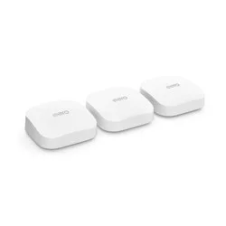 eero Pro 6E Tri-Band Mesh Wi-Fi 6E System (3-pack): Gigabit Ethernet & Two Ports