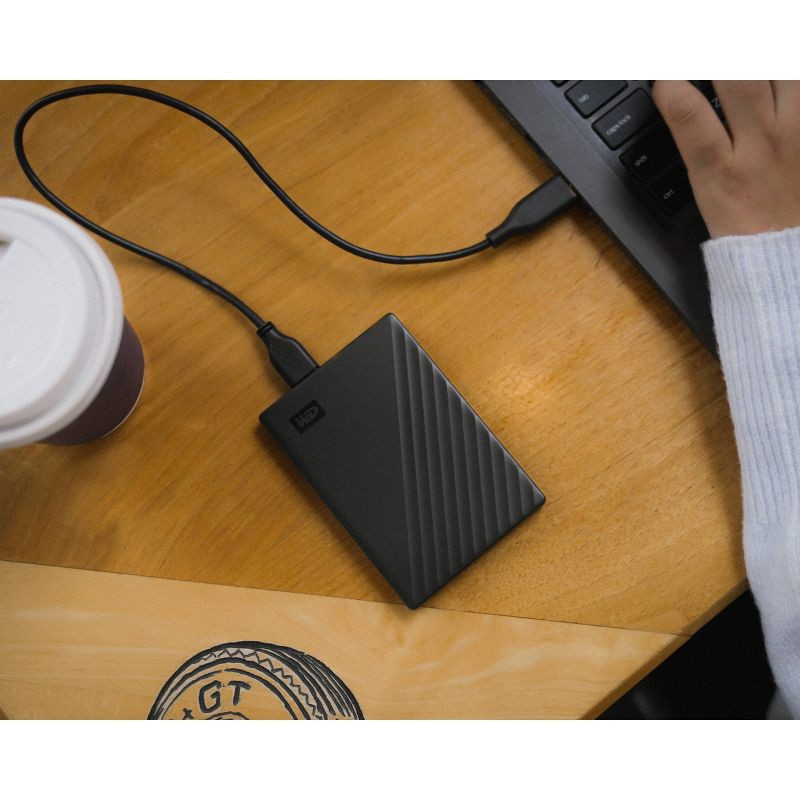 slide 6 of 6, Western Digital My Passport 6TB - Black: USB-Powered HDD, Password Protected, 1 ct