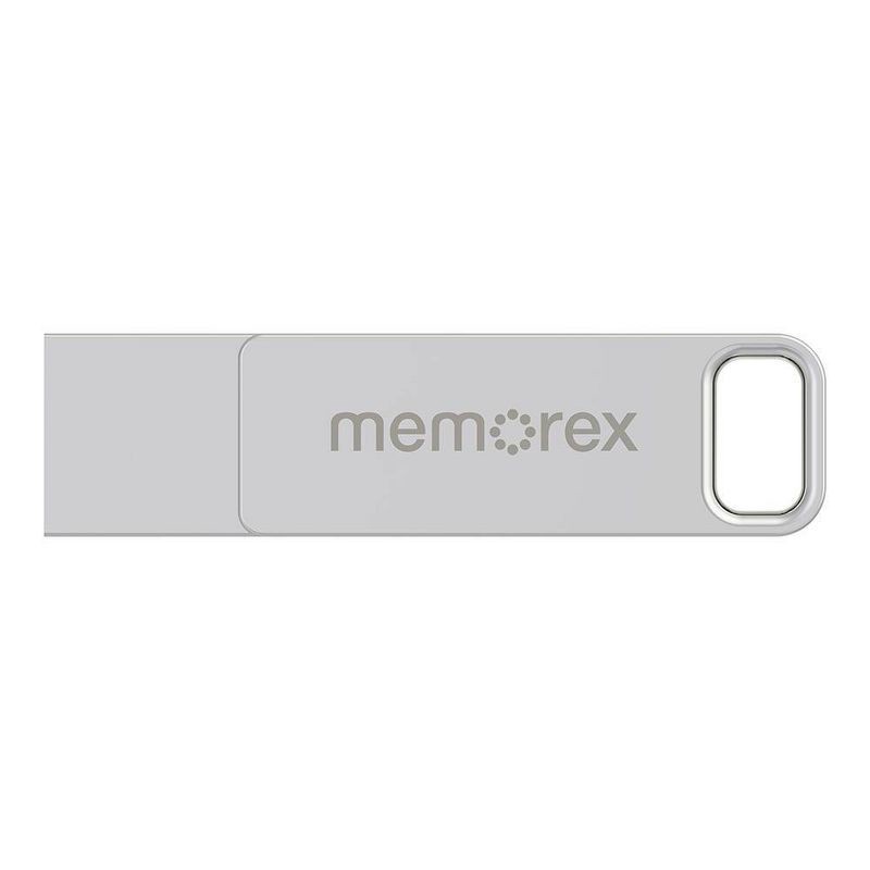 slide 4 of 11, Memorex 128gb USB 3.2 Type-C OTG Flash Drive: USB Memory Stick - Black, 1 ct