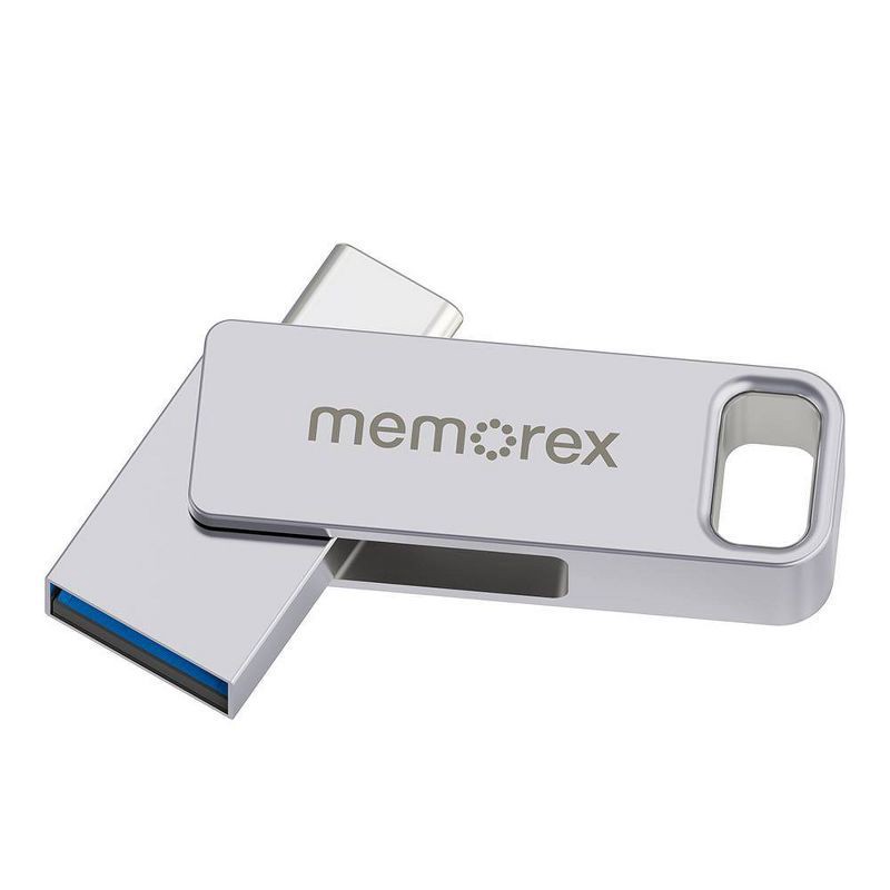 slide 3 of 11, Memorex 64gb USB 3.2 Type-C OTG Flash Drive: Portable Data Storage Device, 1 ct