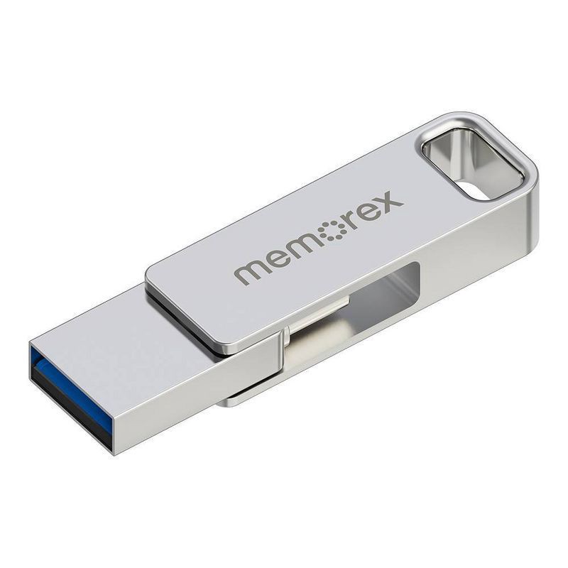 slide 6 of 11, Memorex 64gb USB 3.2 Type-C OTG Flash Drive: Portable Data Storage Device, 1 ct