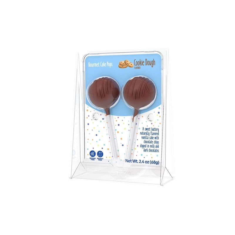 slide 1 of 2, Creative Pops Cookie Dough Cake Pops - 2.4oz/2ct, 2.4 oz, 2 ct