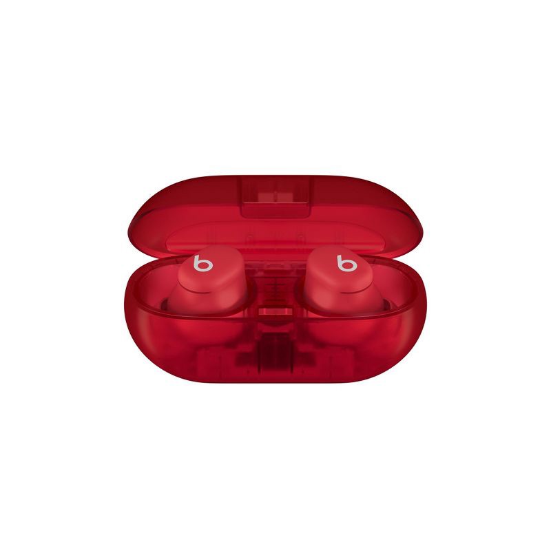 slide 5 of 11, Beats Solo Buds True Wireless Bluetooth Earbuds - Transparent Red, 1 ct