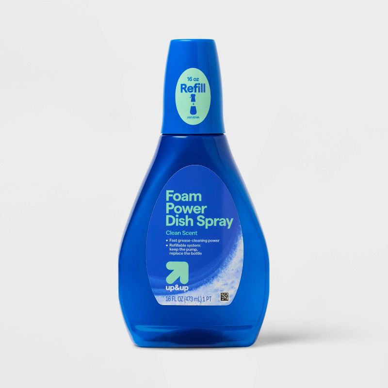 slide 1 of 3, Fresh Scent Foaming Dish Soap Spray Refill - 16 fl oz - up&up™, 16 fl oz