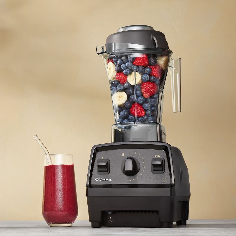 slide 2 of 14, Vitamix Propel 410 10-Speed Countertop Blender Black: 1400W, 48oz Capacity, Juices & Purees, Dishwasher-Safe Parts, 48 oz