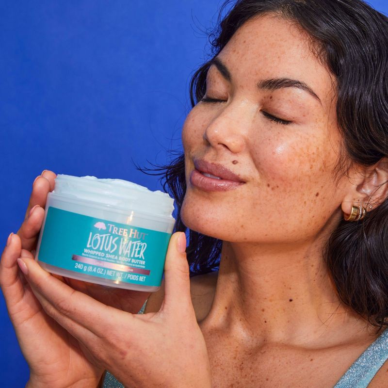 slide 7 of 10, Tree Hut Lotus Water Whipped Shea Body Butter - 8.4oz, 8.4 oz