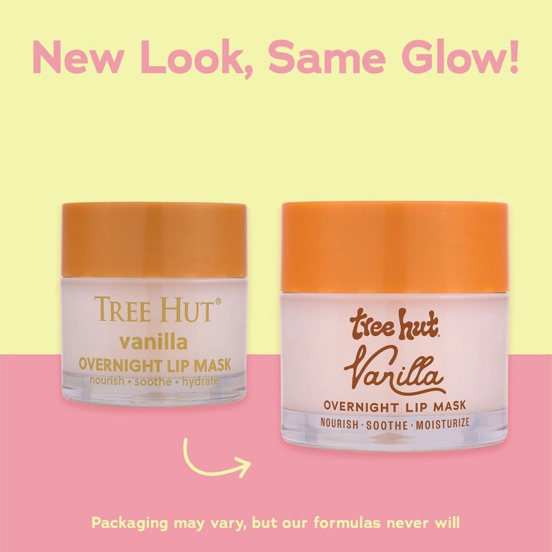 slide 2 of 9, Tree Hut Vanilla Overnight Lip Mask - 0.6oz, 0.6 oz