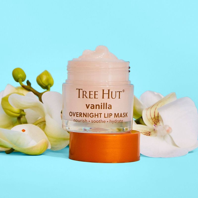 slide 7 of 9, Tree Hut Vanilla Overnight Lip Mask - 0.6oz, 0.6 oz