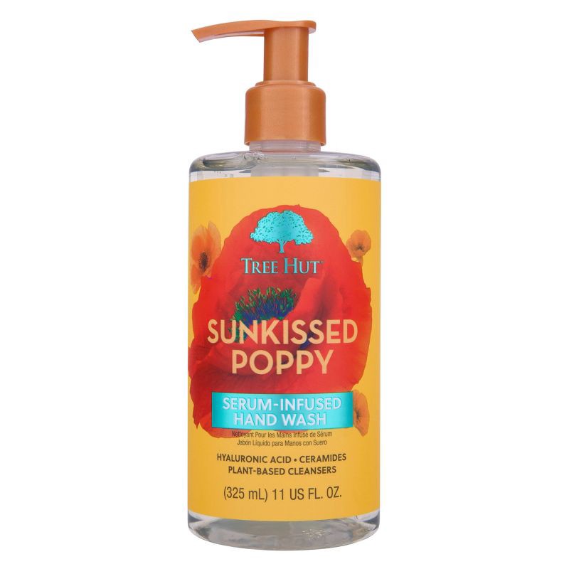 slide 1 of 5, Tree Hut Serum-Infused Hand Wash - Sunkissed Poppy - 11 fl oz, 11 fl oz