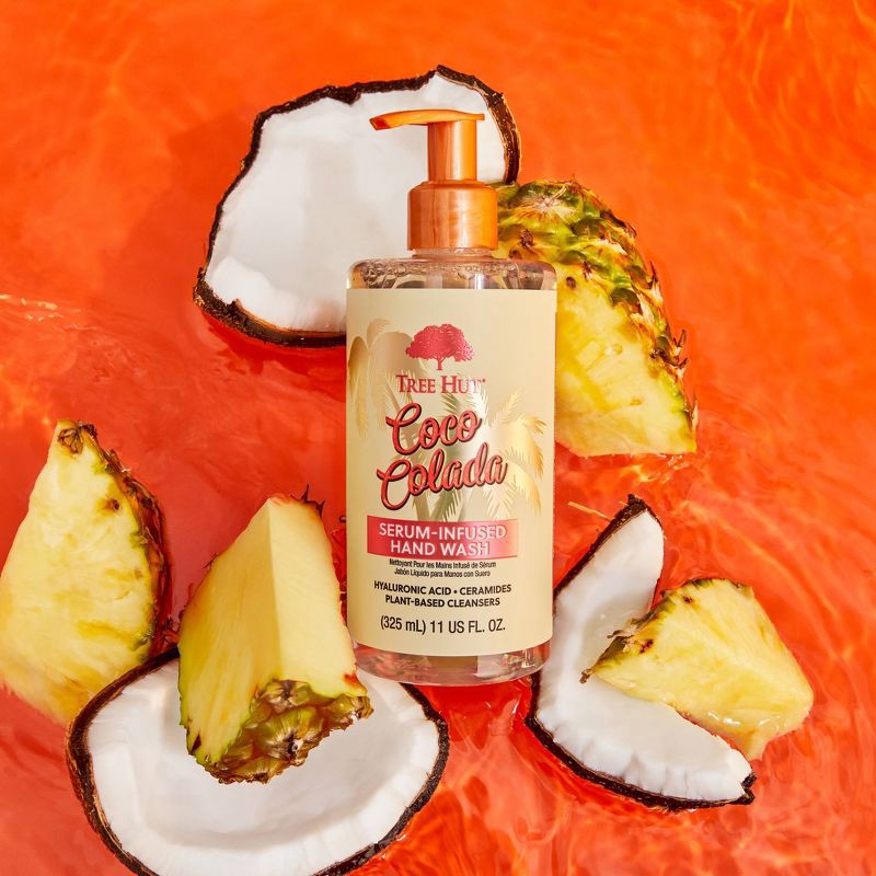 slide 5 of 9, Tree Hut Serum-Infused Hand Wash - Coco Colada - 11 fl oz, 11 fl oz