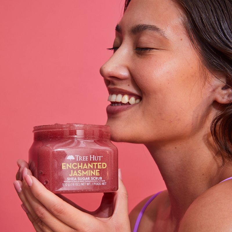 slide 7 of 10, Tree Hut Enchanted Jasmine Shea Sugar Body Scrub - 18oz, 18 oz