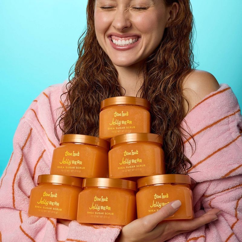 slide 4 of 12, Tree Hut Jelly Bear Shea Sugar Body Scrub - 18oz, 18 oz