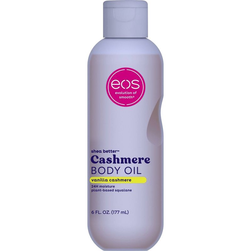 slide 1 of 8, eos Shea Better Cashmere Body Oil - Vanilla - 6 fl oz, 6 fl oz