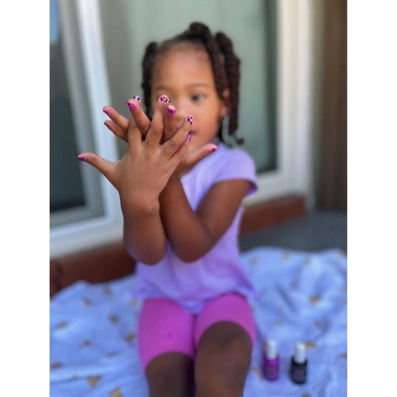 slide 9 of 12, Piggy Paint Non-Toxic Nail Polish Basecoat + Glitter Topcoat Set Kids' - 0.24 fl oz/2ct, 0.24 fl oz, 2 ct