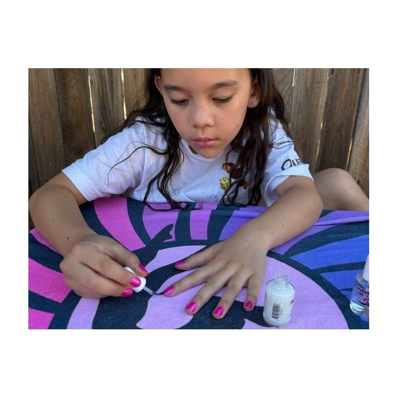 slide 11 of 12, Piggy Paint Non-Toxic Nail Polish Basecoat + Glitter Topcoat Set Kids' - 0.24 fl oz/2ct, 0.24 fl oz, 2 ct