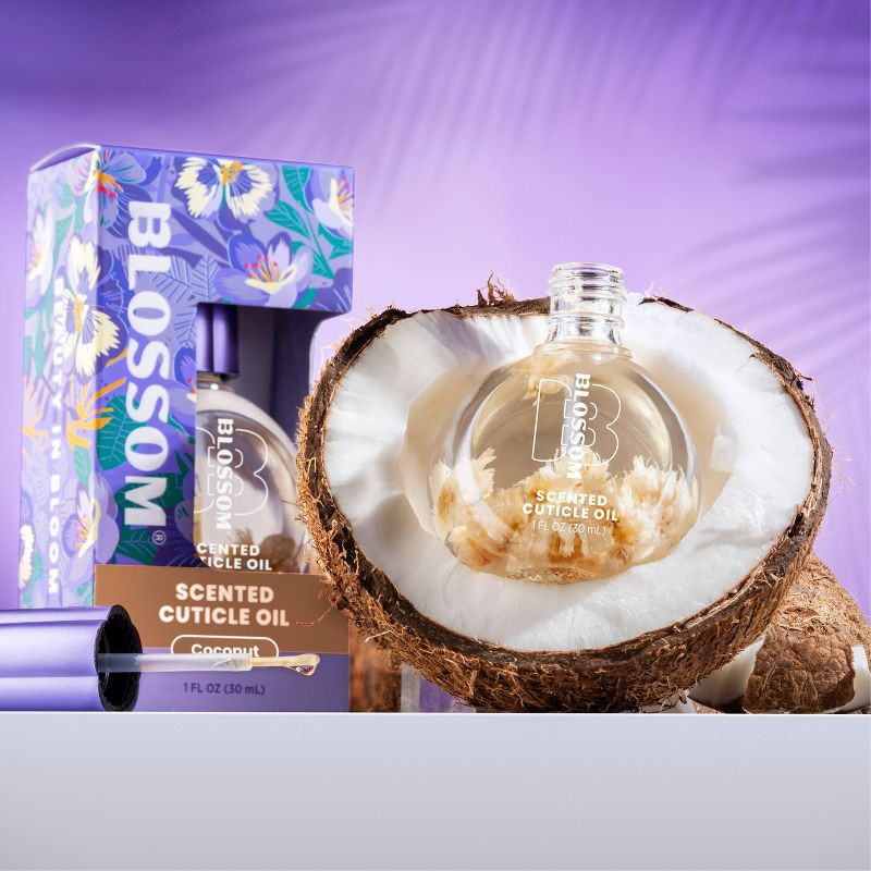 slide 2 of 6, Blossom Cuticle Oil - Coconut - 0.92 fl oz, 0.92 fl oz