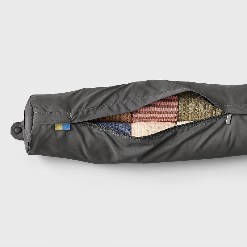 slide 3 of 4, Packing Cube with Neck Pillow - Open Story™ Gray: Travel Luggage Accessory, 1 ct