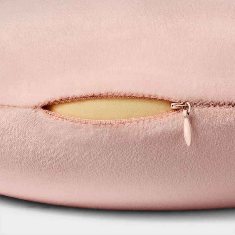 slide 3 of 3, Memory Foam Travel Neck Pillow - Open Story™ Pink: U-Shape Support Pillow, 1 ct