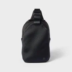 Water Bottle Crossbody Bag - All In Motion™ Black: Recycled Polyester, Knit