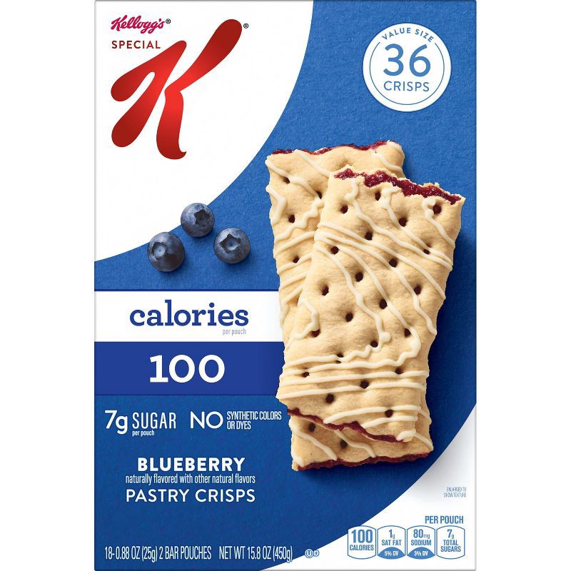 slide 4 of 6, Special K Bars Blueberry Snack Bars Crisps - 15.84oz/36ct, 36 ct