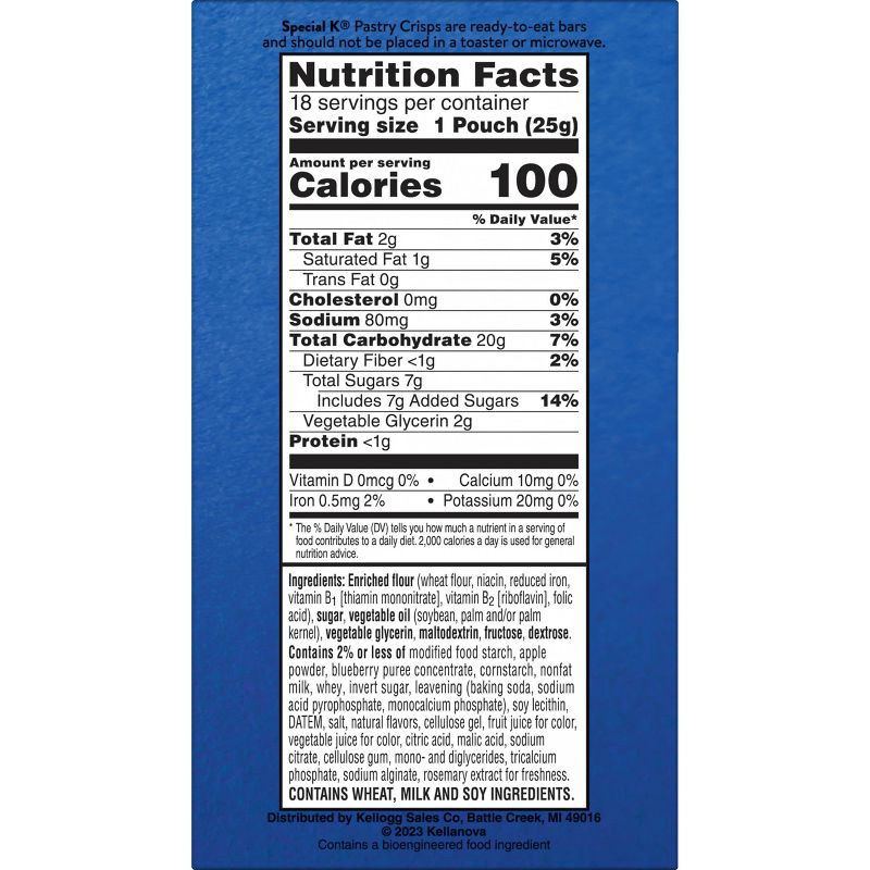 slide 6 of 6, Special K Bars Blueberry Snack Bars Crisps - 15.84oz/36ct, 36 ct
