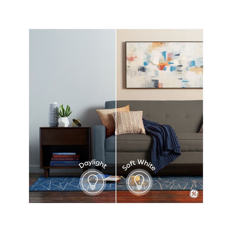 slide 4 of 10, GE Household Lighting GE 12pk 60W A19 General Purpose Soft White Light Bulbs, 12 ct