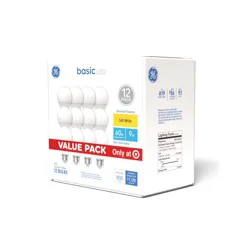 GE Household Lighting GE 12pk 60W A19 General Purpose Soft White Light Bulbs