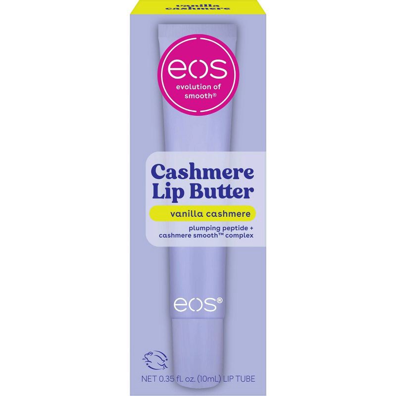 slide 1 of 8, eos Cashmere Lip Butter - Vanilla Cashmere - 0.35 fl oz, 0.35 fl oz
