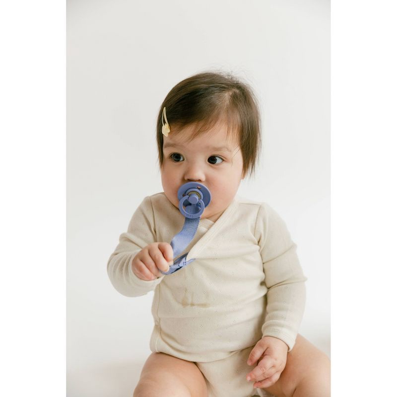 slide 7 of 8, Bibs Loop Universal Pacifier Clip 0-24m - Sand, 1 ct
