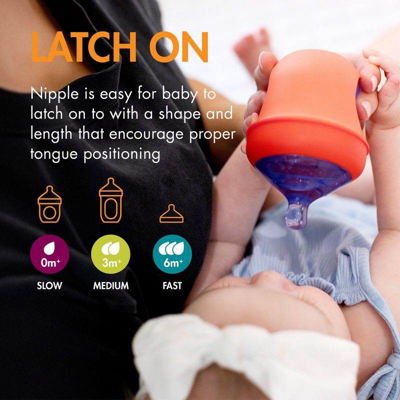 slide 3 of 7, Boon Nursh Reusable Silicone Pouch Baby Bottle Grow-with-Baby Bundle Gift Set - 13pc, 13 ct