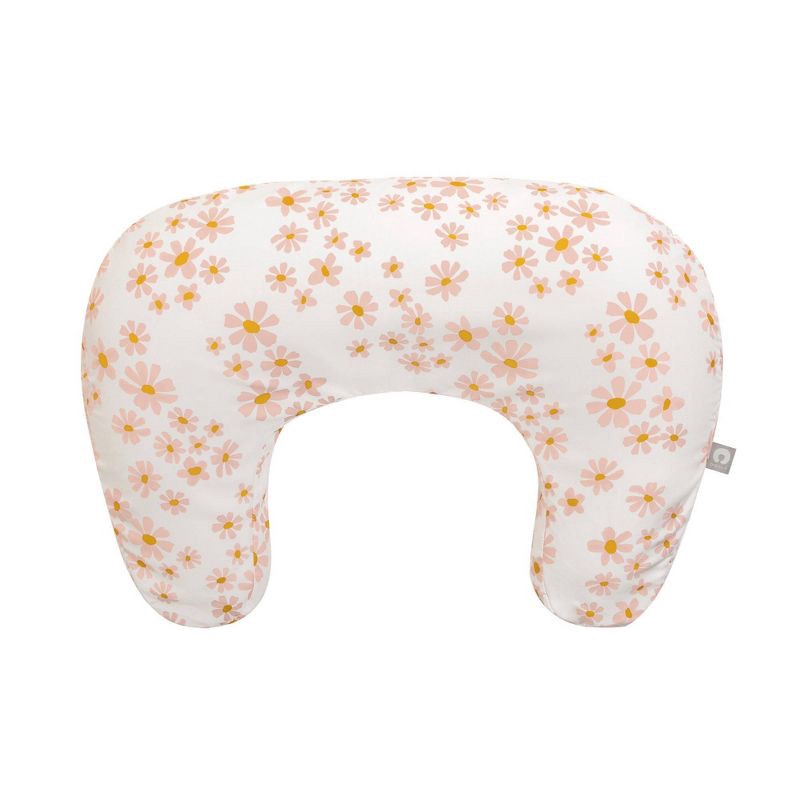 slide 1 of 10, Boppy Nursing Pillow - Soft Pink Daisies, 1 ct