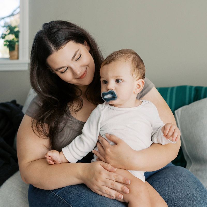 slide 14 of 15, Dr. Brown's Advantage One-Piece Lightweight Silicone Pacifier Stage Two, with one Glow-in-the-Dark Pacifier - 3pk, 3 ct