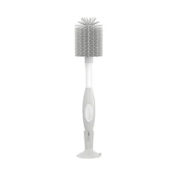 Dr. Brown's Soft Touch No Scratch Baby Bottle Cleaning Brush with Stand - Gray