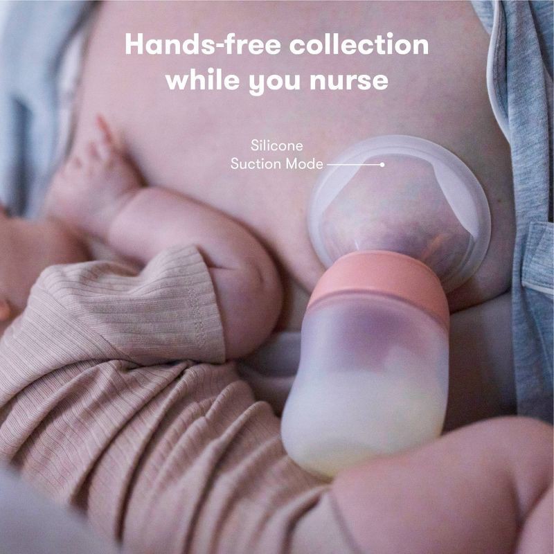 slide 4 of 7, Frida Mom 2-in-1 Manual + Silicone Suction Breast Pump - 5oz, 5 oz