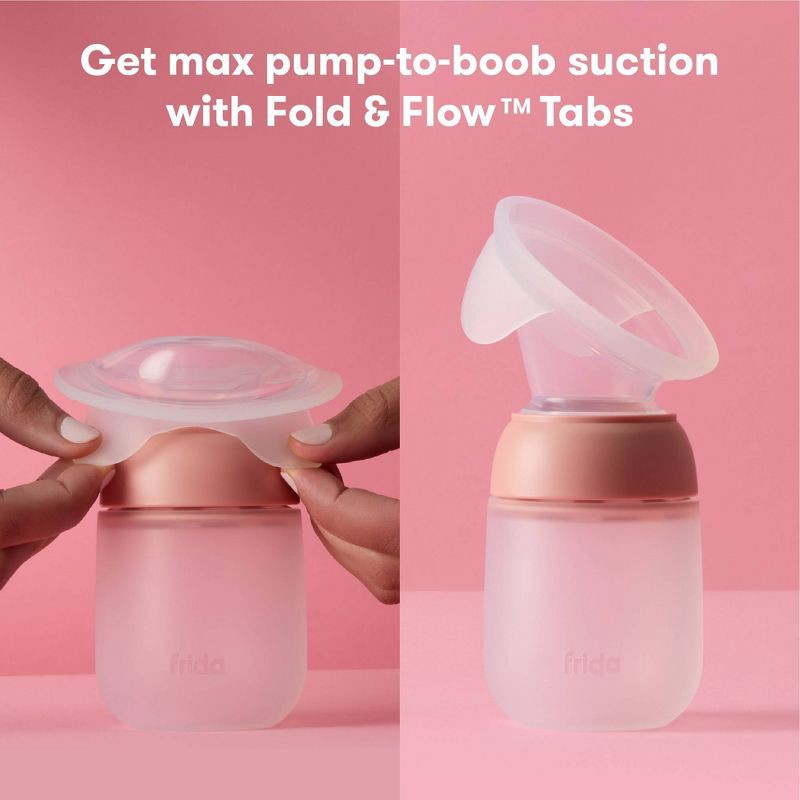 slide 5 of 7, Frida Mom 2-in-1 Manual + Silicone Suction Breast Pump - 5oz, 5 oz
