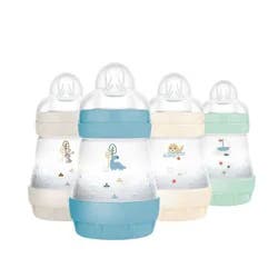 MAM Easy Start Anti-Colic Baby Bottle - Blue - 5oz/4pk