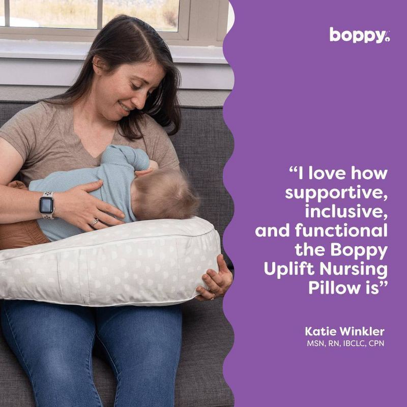 slide 7 of 9, Boppy Uplift Nursing Pillow - Tan Pebbles, 1 ct