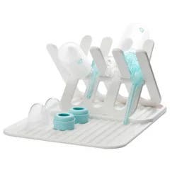 Munchkin Silicone Drying Rack & Mat - White