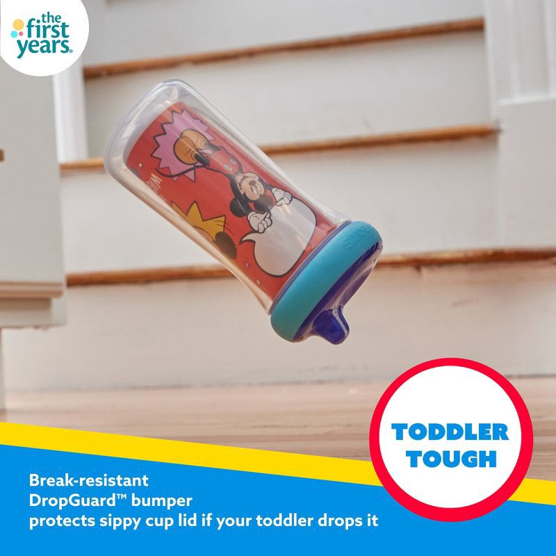 slide 5 of 6, The First Years Disney 9oz Mickey Mouse Spill Proof Insulated Hard Spout Sippy Cups - 2pk, 2 ct; 9 oz