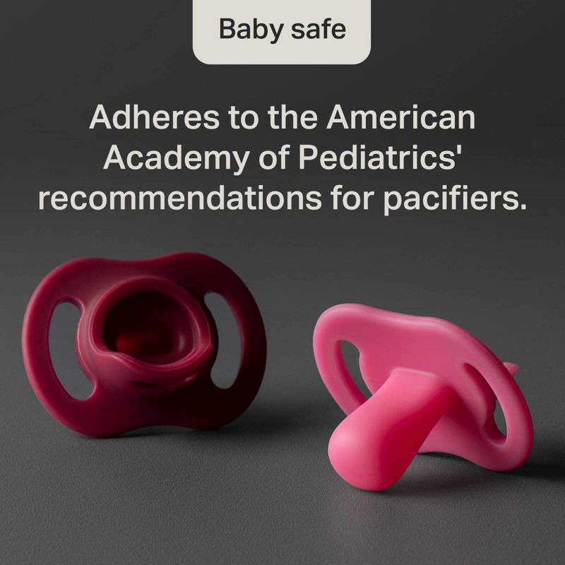 slide 6 of 8, Tommee Tippee UltraLight Stay Put Silicone Pacifier 6-18m - Light Blue & Dark Blue - 2pk, 2 ct