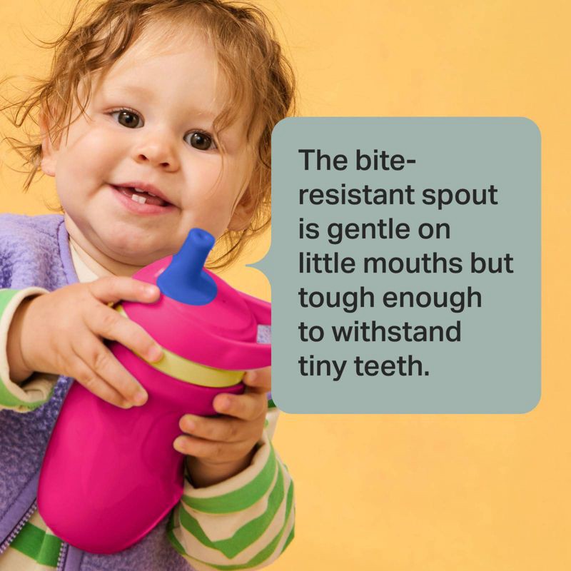 slide 6 of 9, Tommee Tippeee 9oz Sporty Spout Cup - Pink, 9 oz