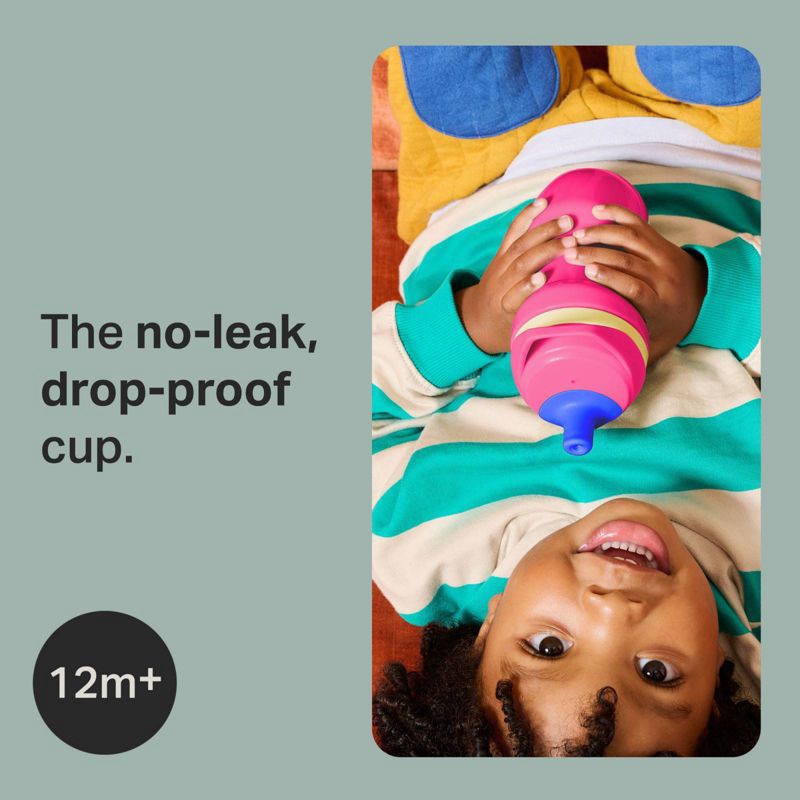 slide 7 of 9, Tommee Tippeee 9oz Sporty Spout Cup - Pink, 9 oz