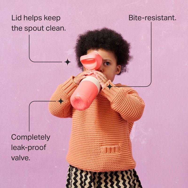 slide 3 of 8, Tommee Tippee 11oz Insulated On the Go Straw Sippy Cup - Green, 11 oz