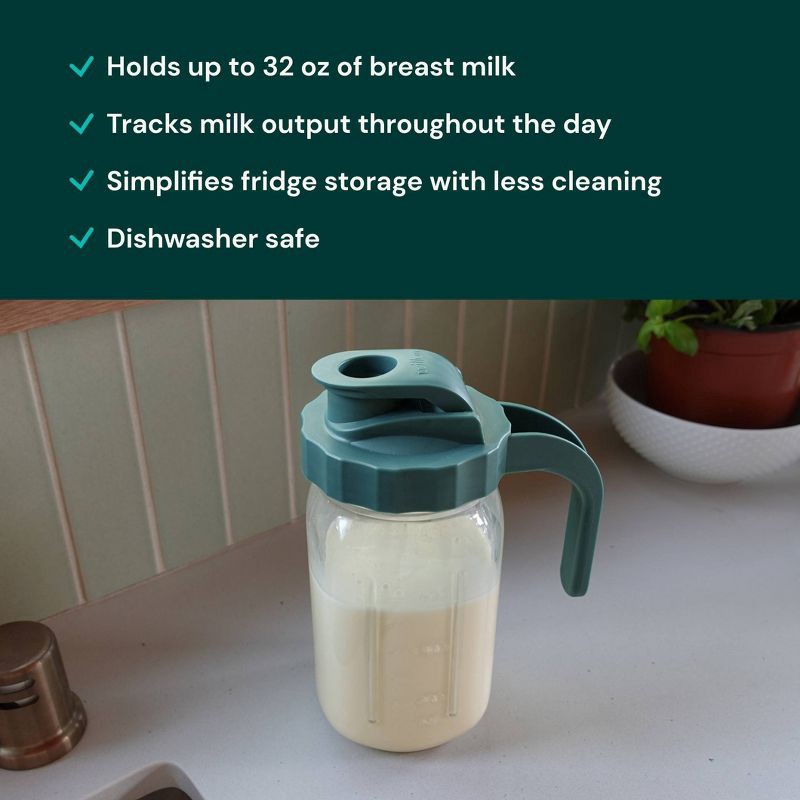slide 2 of 11, WILLOW Glass Breast Milk Pitcher, 1 ct