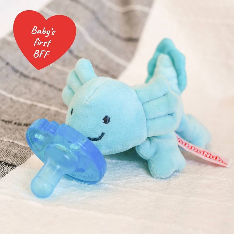 slide 4 of 6, WubbaNub Pacifier - Axolotl, 1 ct