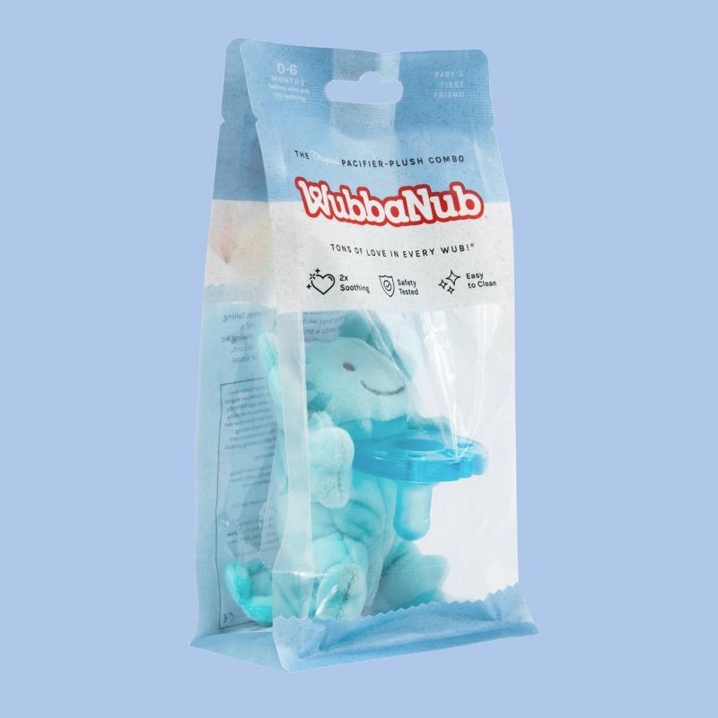 slide 6 of 6, WubbaNub Pacifier - Axolotl, 1 ct