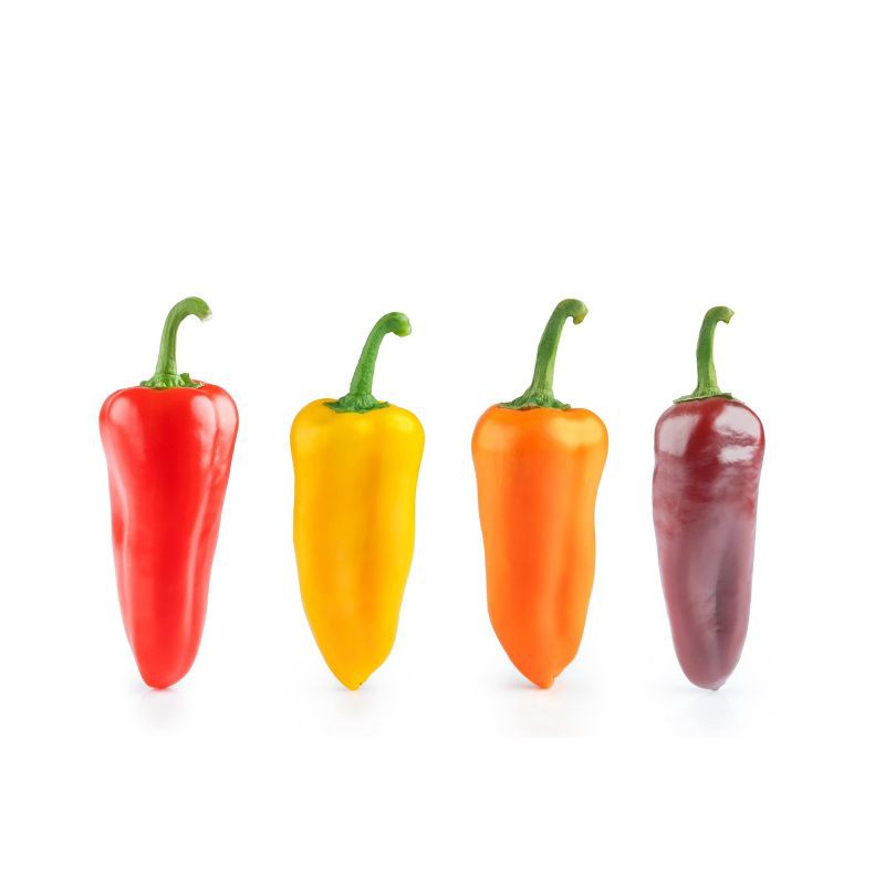 slide 2 of 3, Seedless Rainbow Sweet Mini Peppers - 1lb, 1 lb